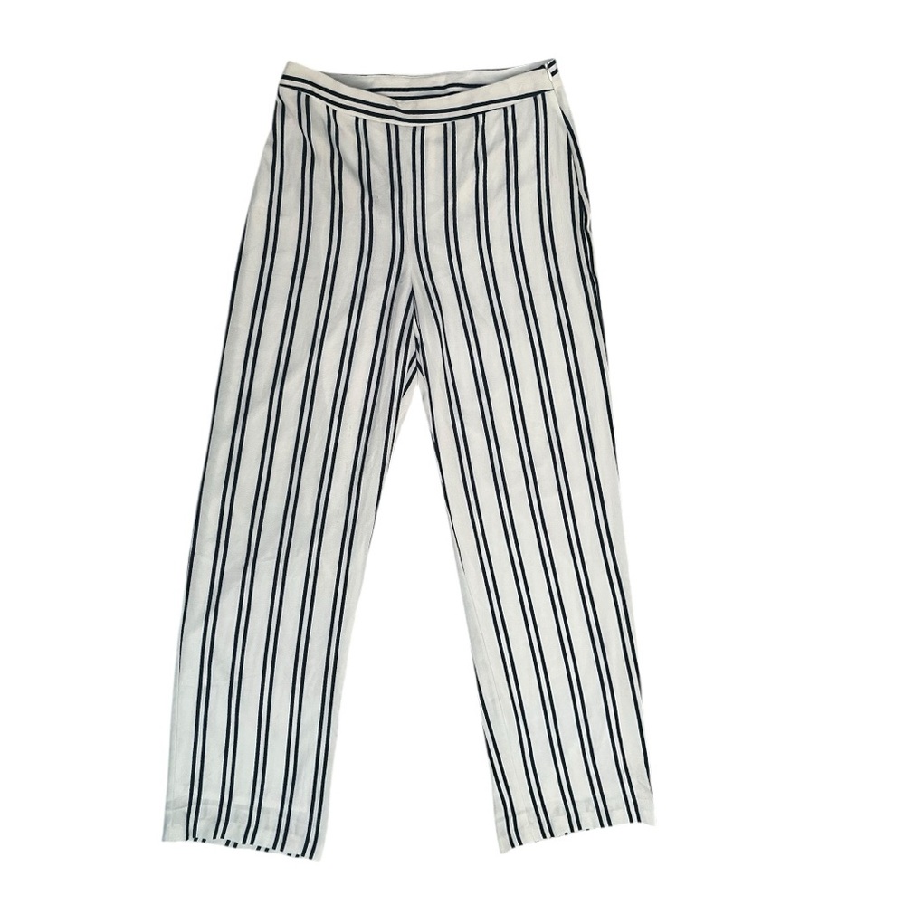 🖤 Frank Lyman‎ Black & White Vertical Stripe Pants 🖤 Size 8